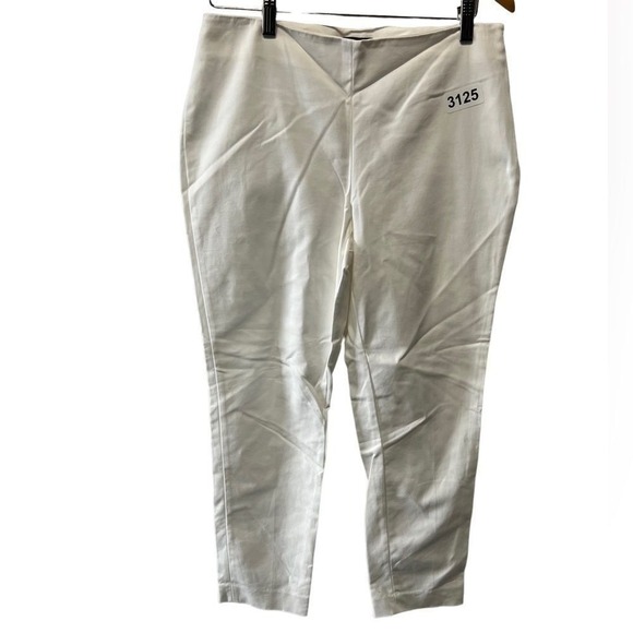 Vince Camuto white pull on pants size 10 petite - Picture 1 of 4